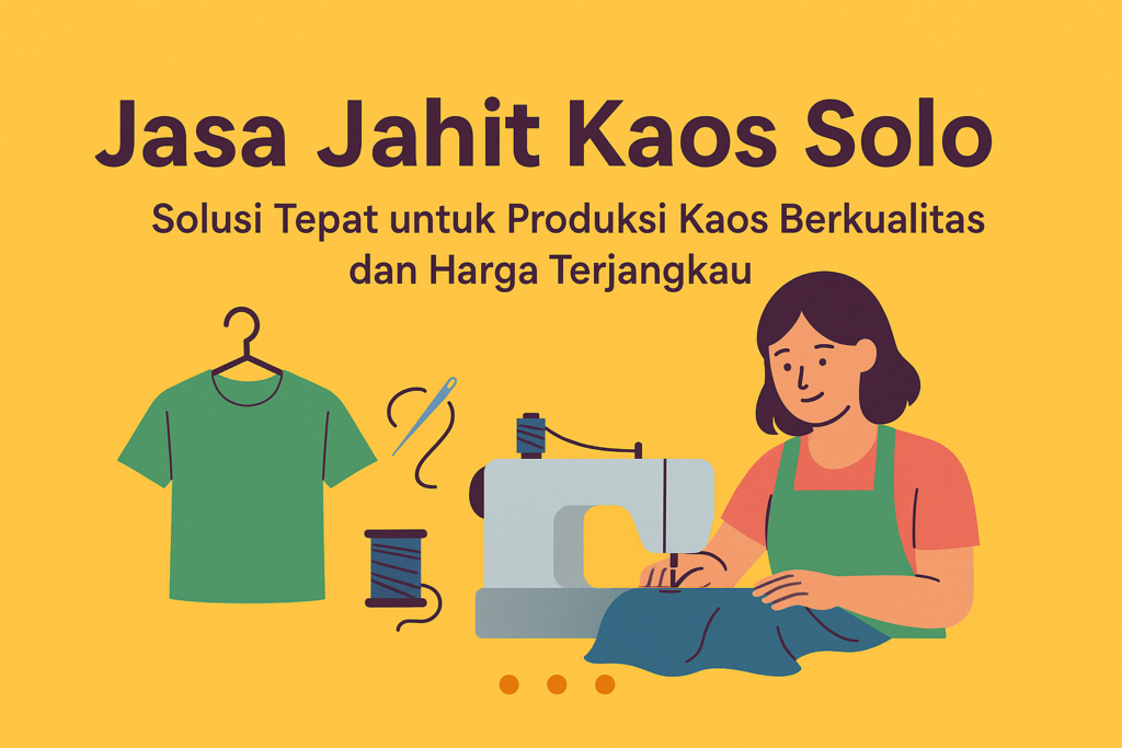 jasa jahit kaos solo