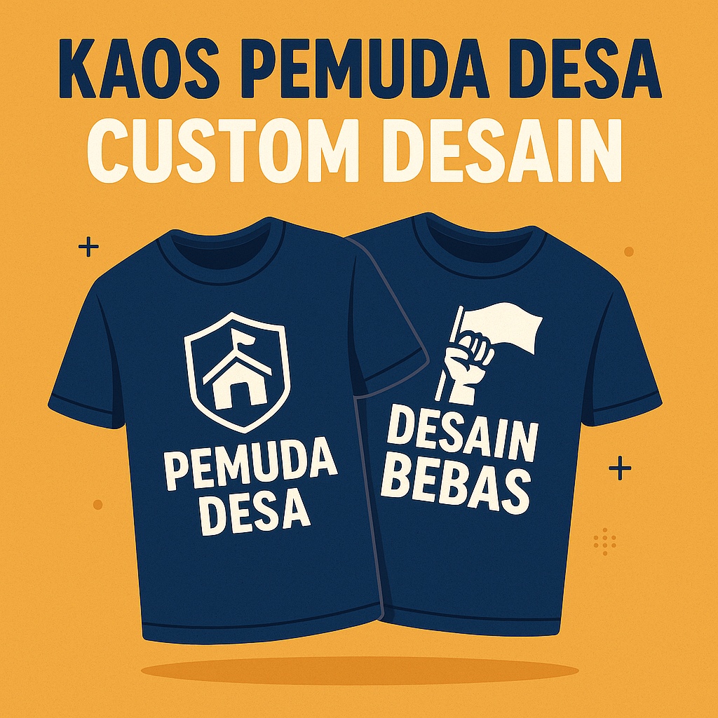 kaos pemuda desa custom