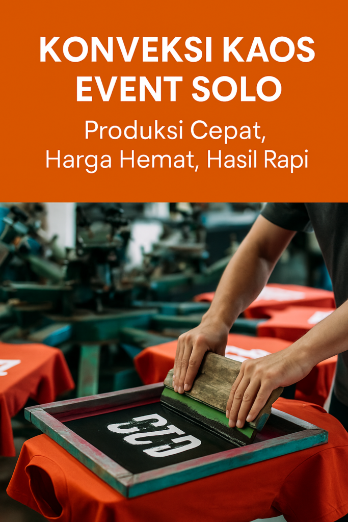 konveksi kaos event solo