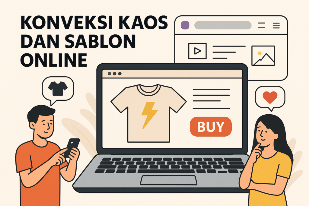 konveksi kaos dan sablon online