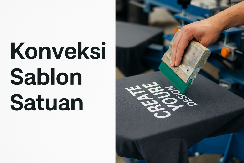 konveksi sablon satuan