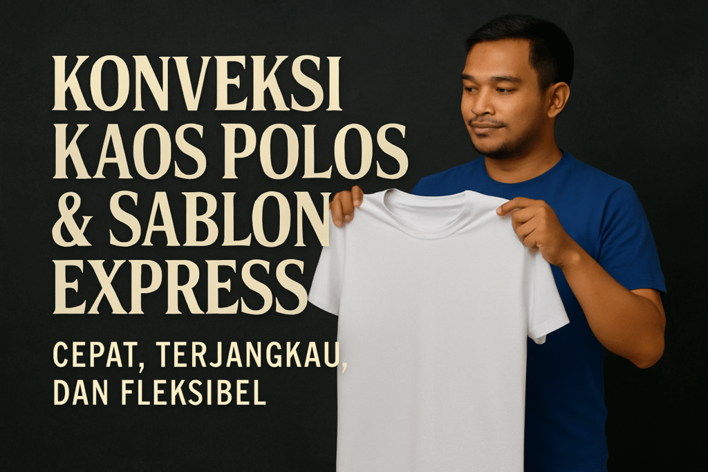 konveksi kaos polos & sablon express